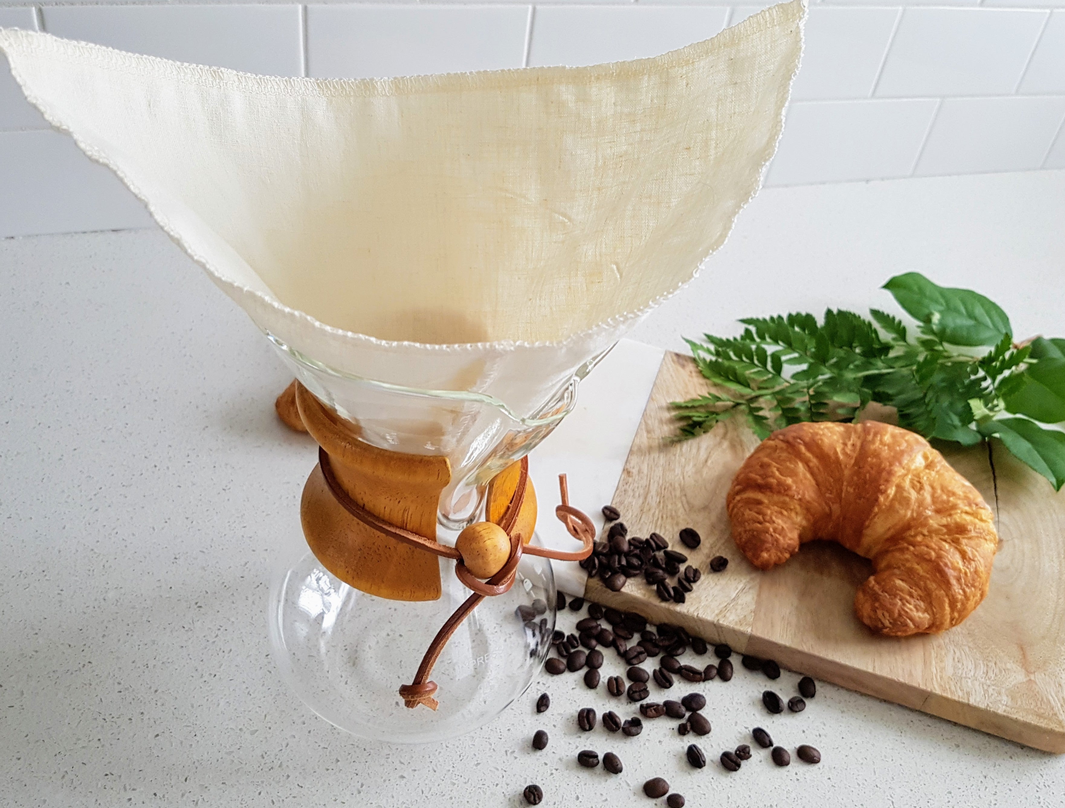 Pour-Over Style Cloth Coffee Filter